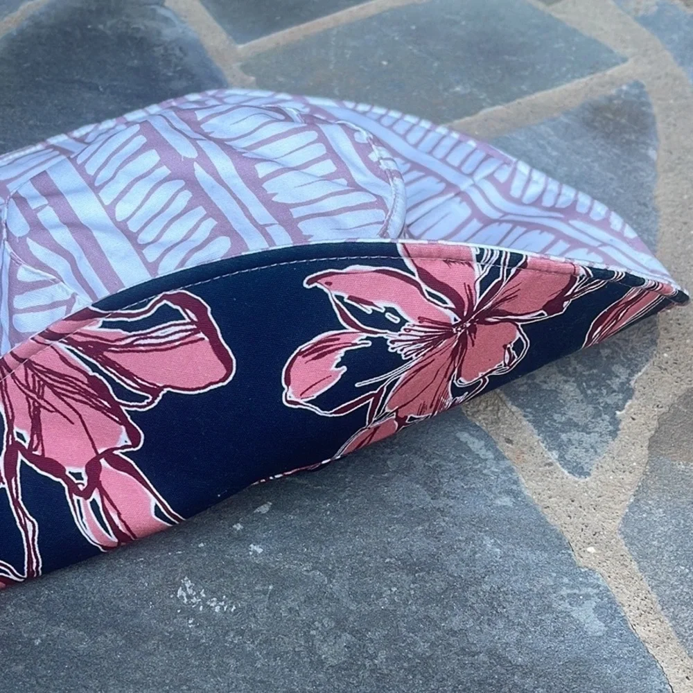 Anthropologie-Reversible Canvas Bucket Hat